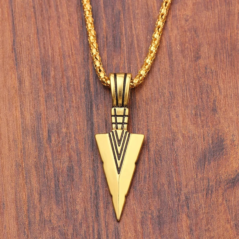Metal Punk Cross Pendant Necklace