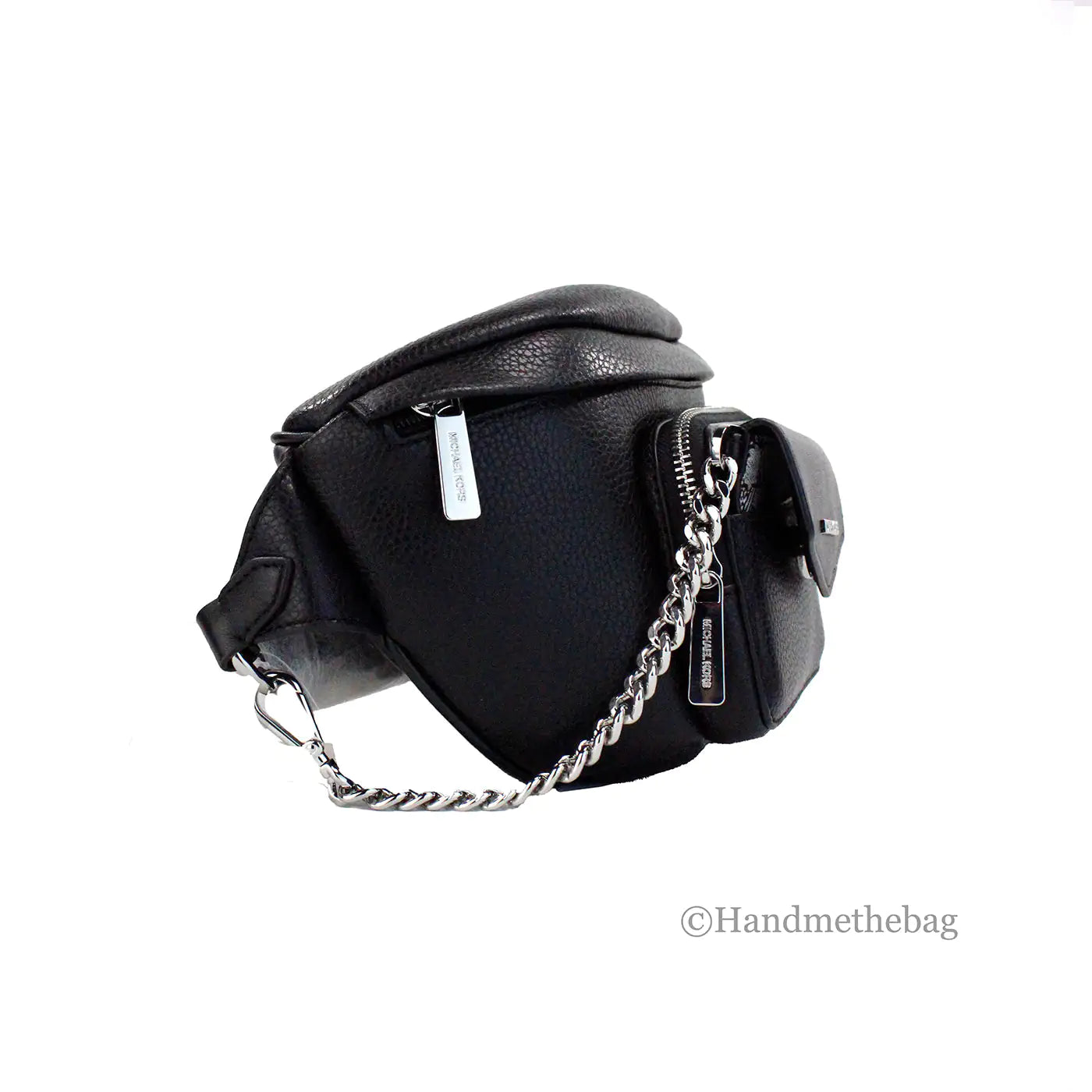 Michael Kors Maisie Black 2-n-1 Waistpack Belt Bag