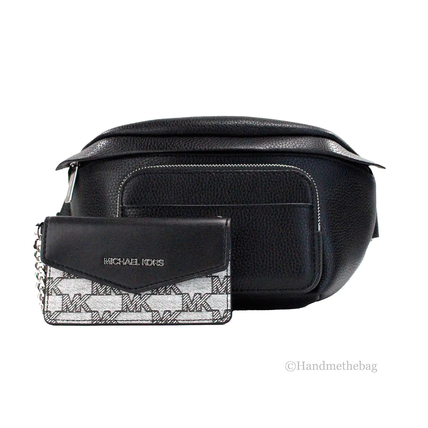 Michael Kors Maisie Black 2-n-1 Waistpack Belt Bag